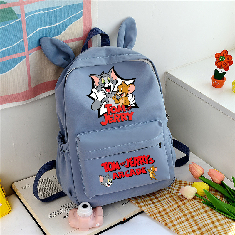School Backpack Teen - Tom and Jerry Cute School Bag