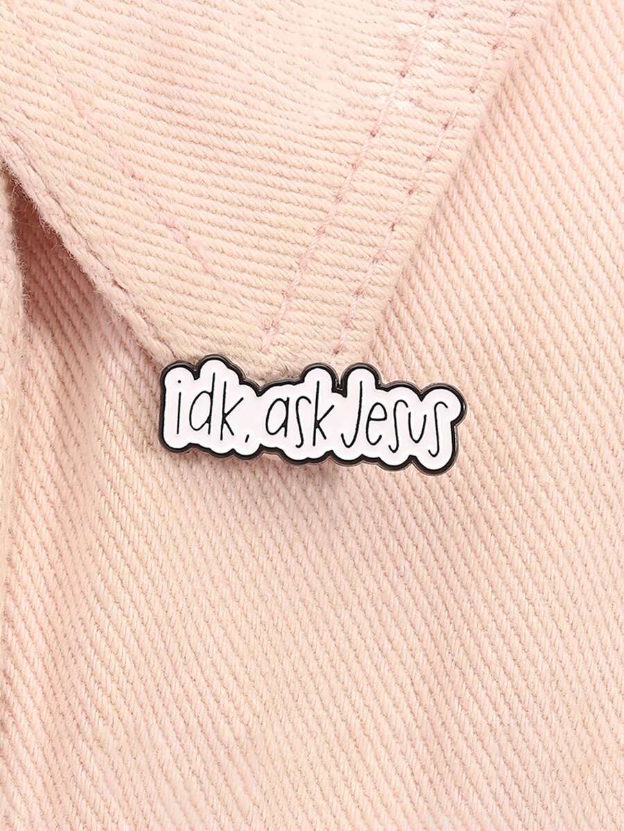 1pc 'Idk, Ask Jesus' Enamel Pi - Fashion Backpack Women avis et prix
