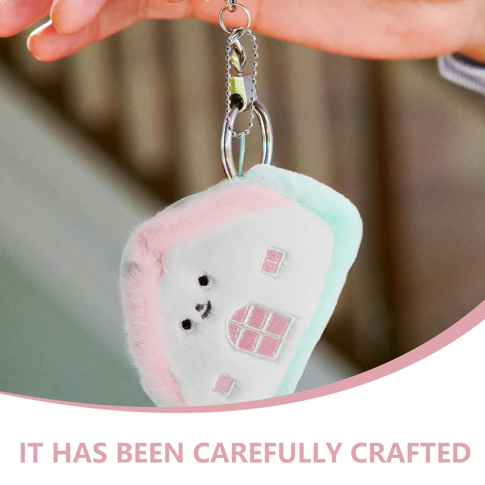 Adorable Mini House Keychain C - Mini Backpack Purse avis et prix