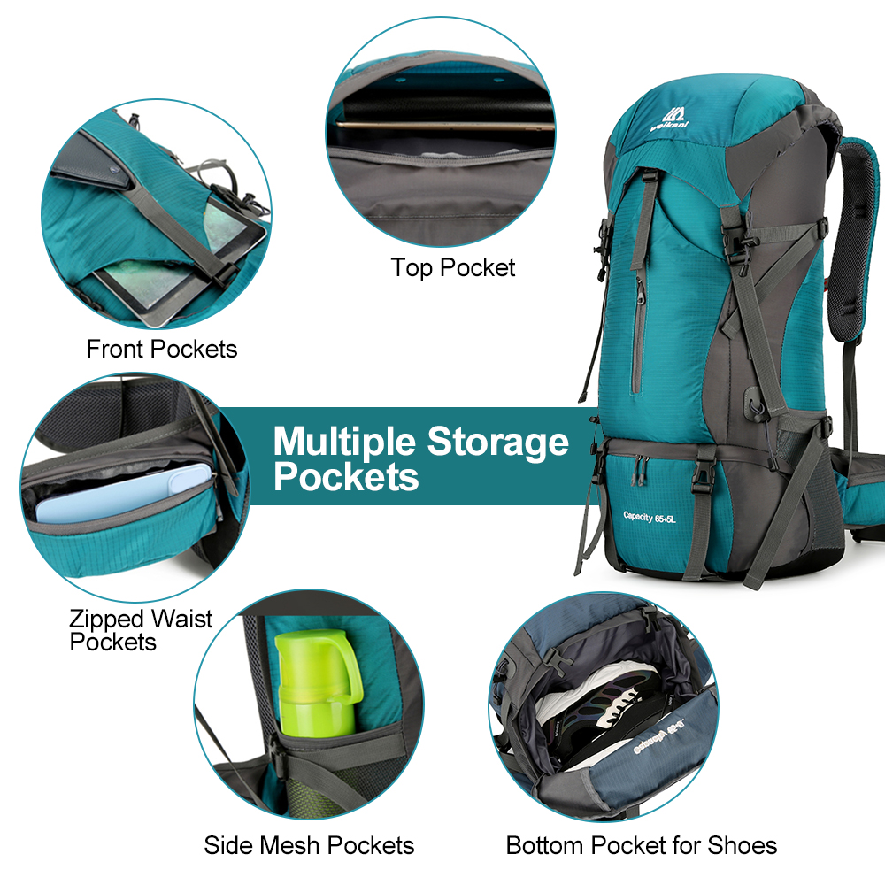 70L Travel Backpack Hiking Bac - Rain Cover Backpack avis et prix