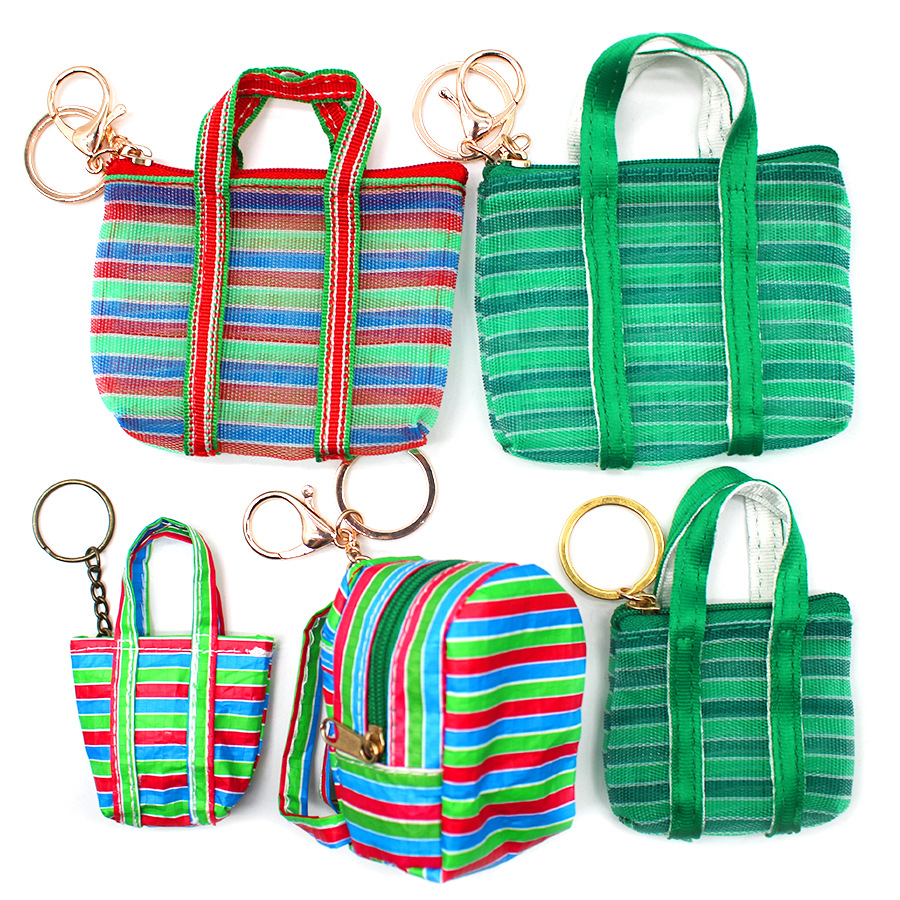 1Pc Key chain Fishing Net Bag  - Mini Backpack Purse avis et prix