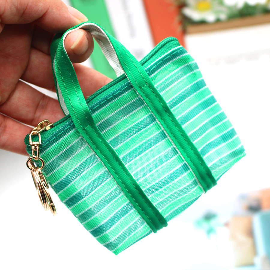 1Pc Key chain Fishing Net Bag  - Mini Backpack Purse avis et prix