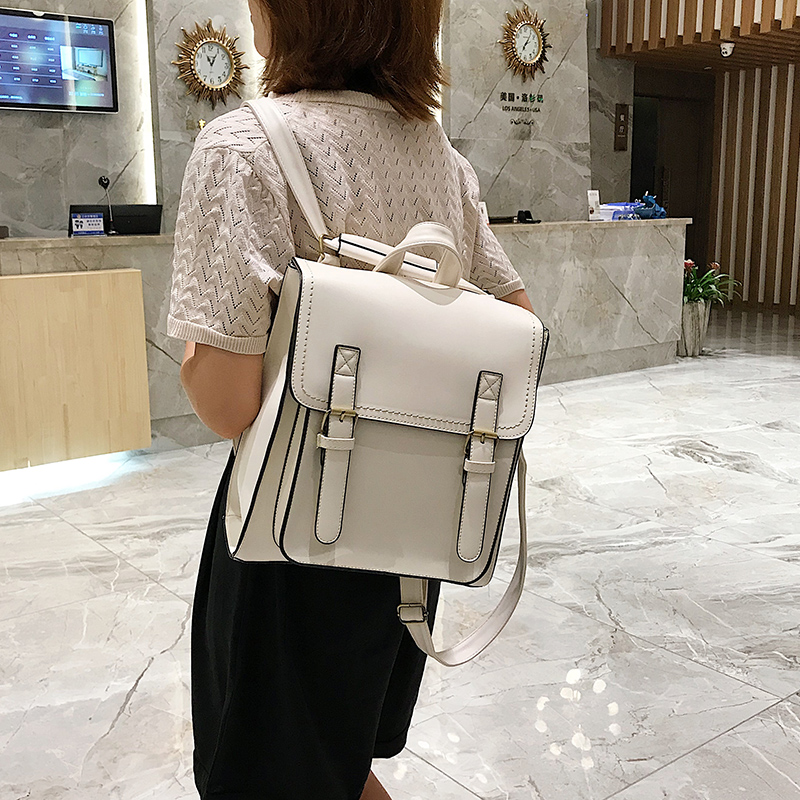 Vintage Backpack Female Pu Lea - Leather Backpack Vintage avis et prix