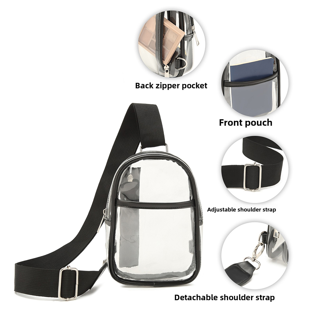 Clear Sling Bag,Waterproof Sho - Sling Backpack Shoulder avis et prix