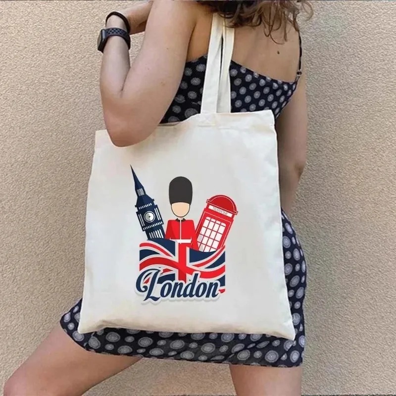 London UK Paris Printing Ladie - Canvas Backpack Casual avis et prix