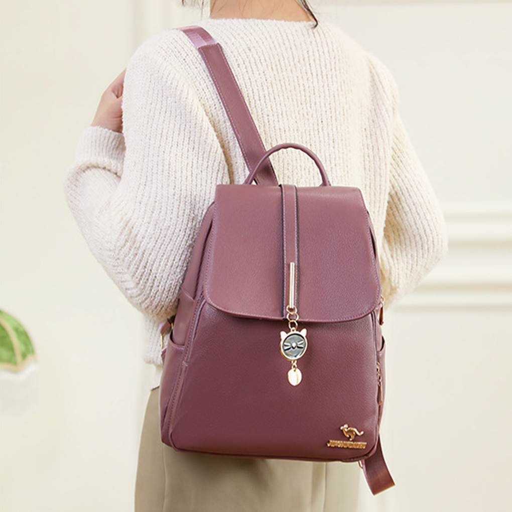 Luxury Women PU Leather Backpa - Leather Backpack Vintage avis et prix