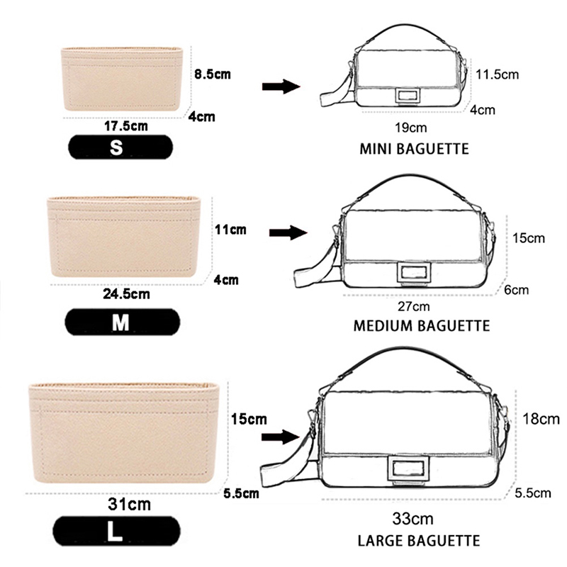 1PC Felt Insert Bag Organizer, - Backpack Insert Organizer avis et prix