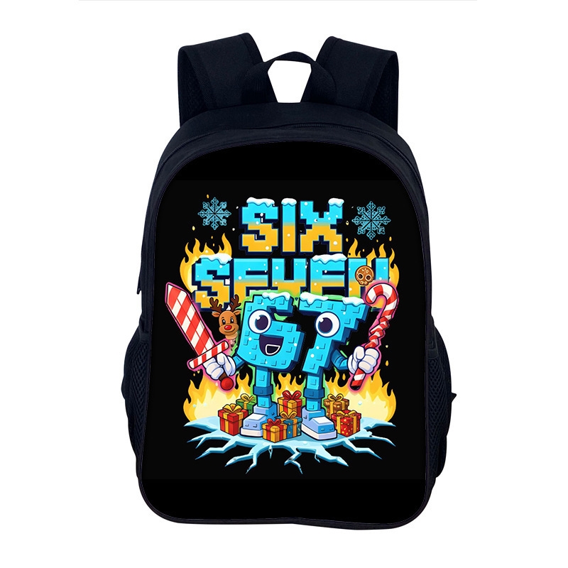 Six Seven 67 Print Lightweight - School Backpack Teen avis et prix