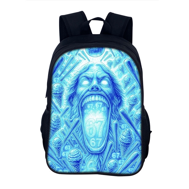 Six Seven 67 Print Lightweight - School Backpack Teen avis et prix
