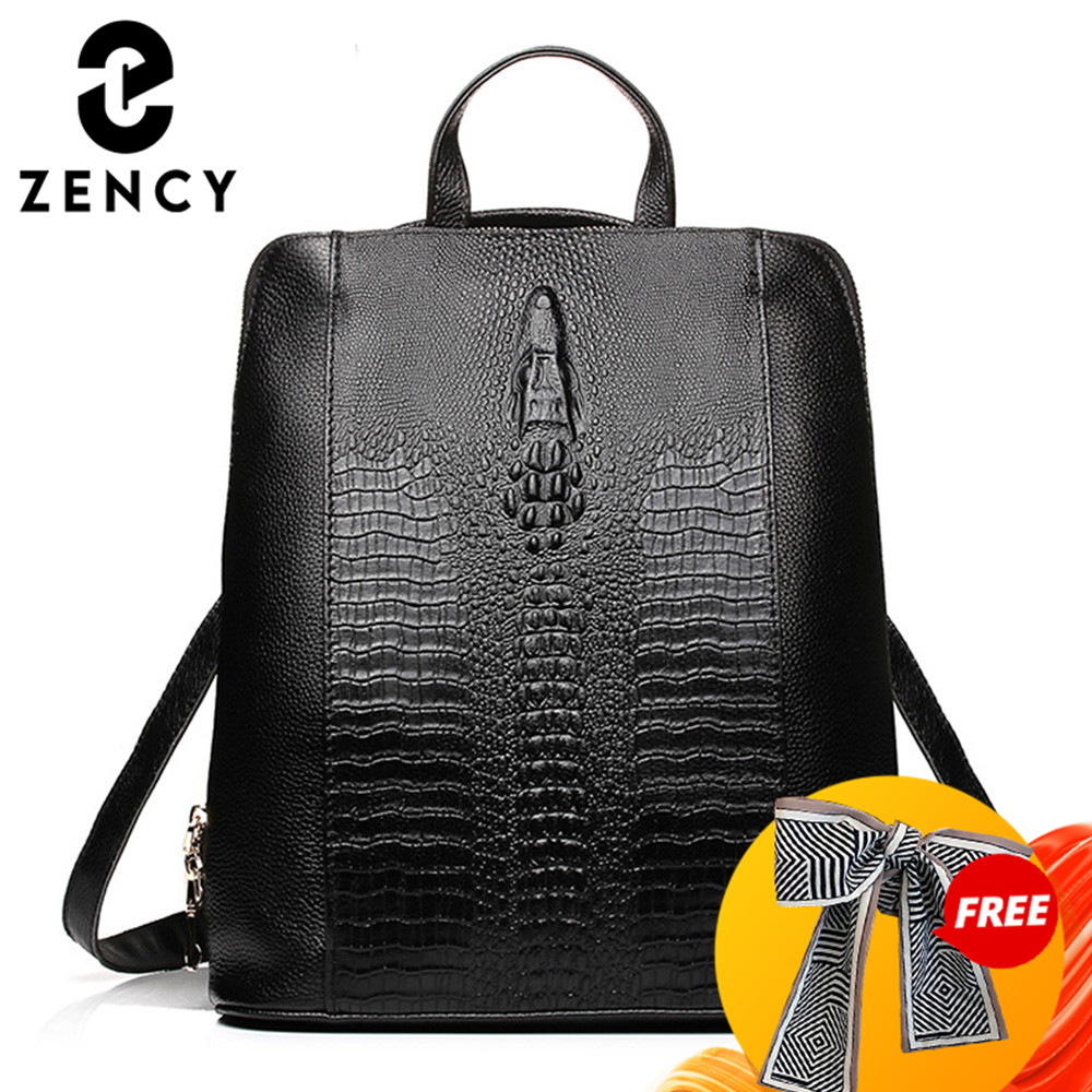 Zency 100% Genuine Leather Kna - Fashion Backpack Women avis et prix