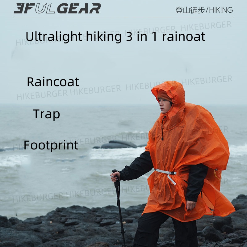 3F UL GEAR 3 in1 Rain Poncho O - Rain Cover Backpack avis et prix