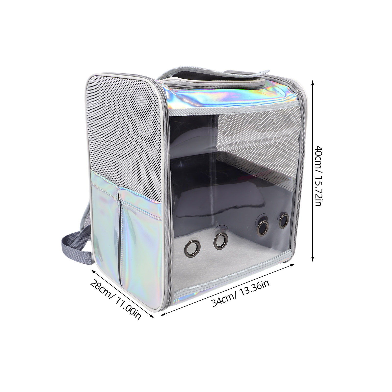Breathable Mesh Pet Backpack C - Foldable Backpack Small avis et prix