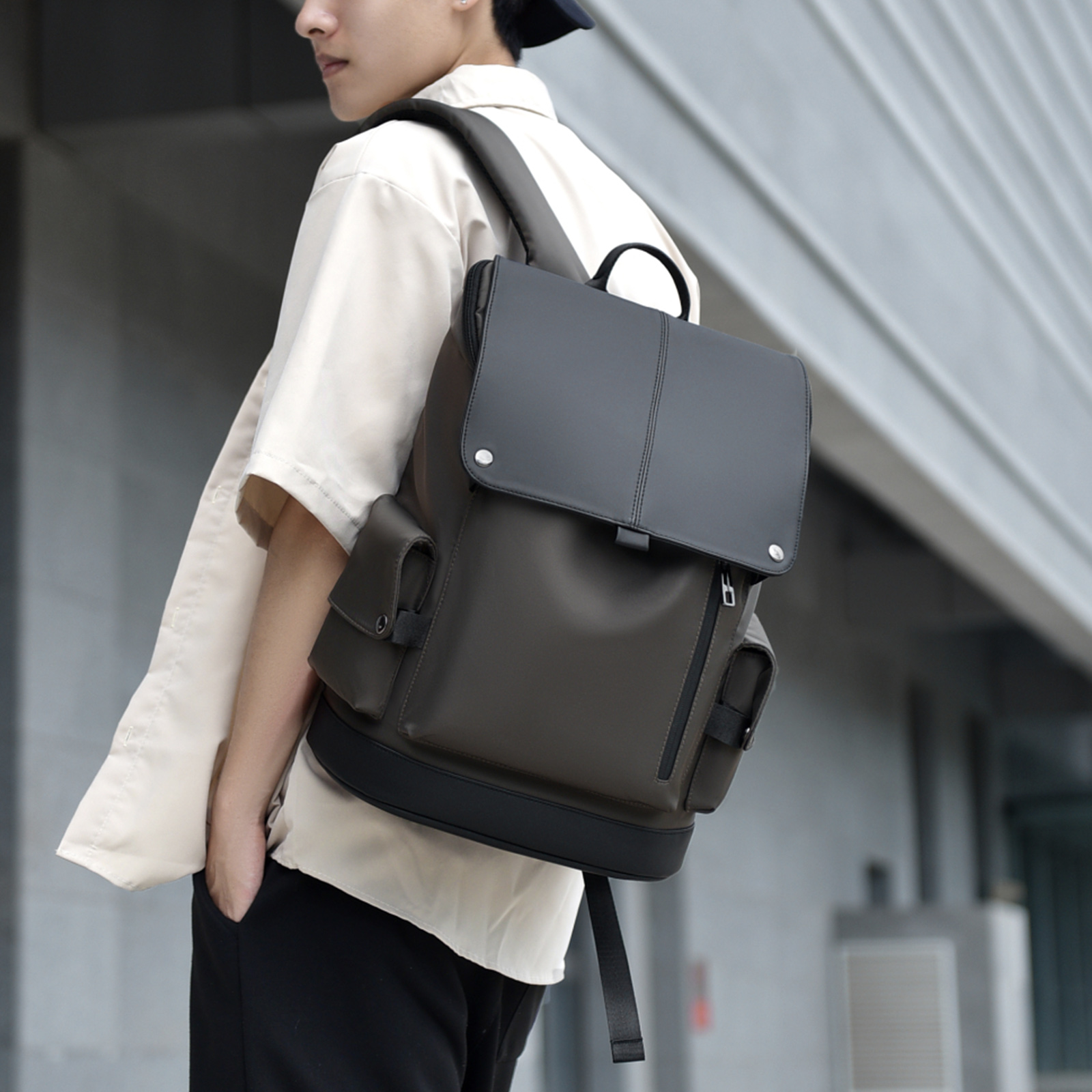 15.6in Laptop Backpack Oxford  - Hiking Backpack Waterproof avis et prix