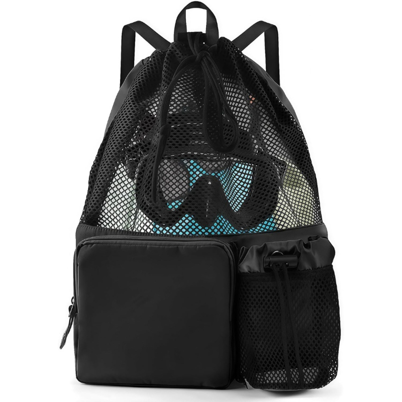 Large Capacity Mesh Drawstring - Drawstring Gym Bag avis et prix