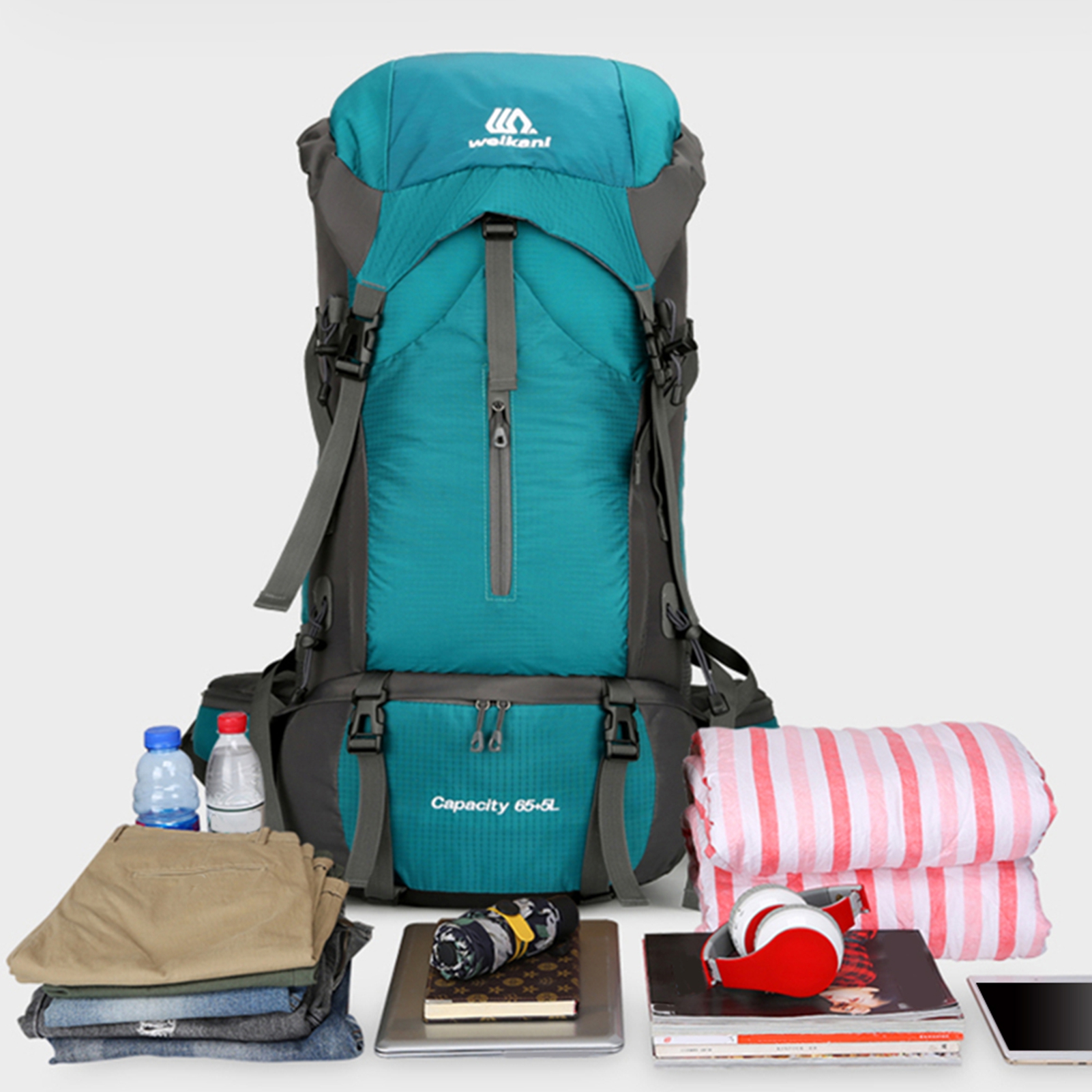 70L Extra Large Backpack for 3 - Rain Cover Backpack avis et prix