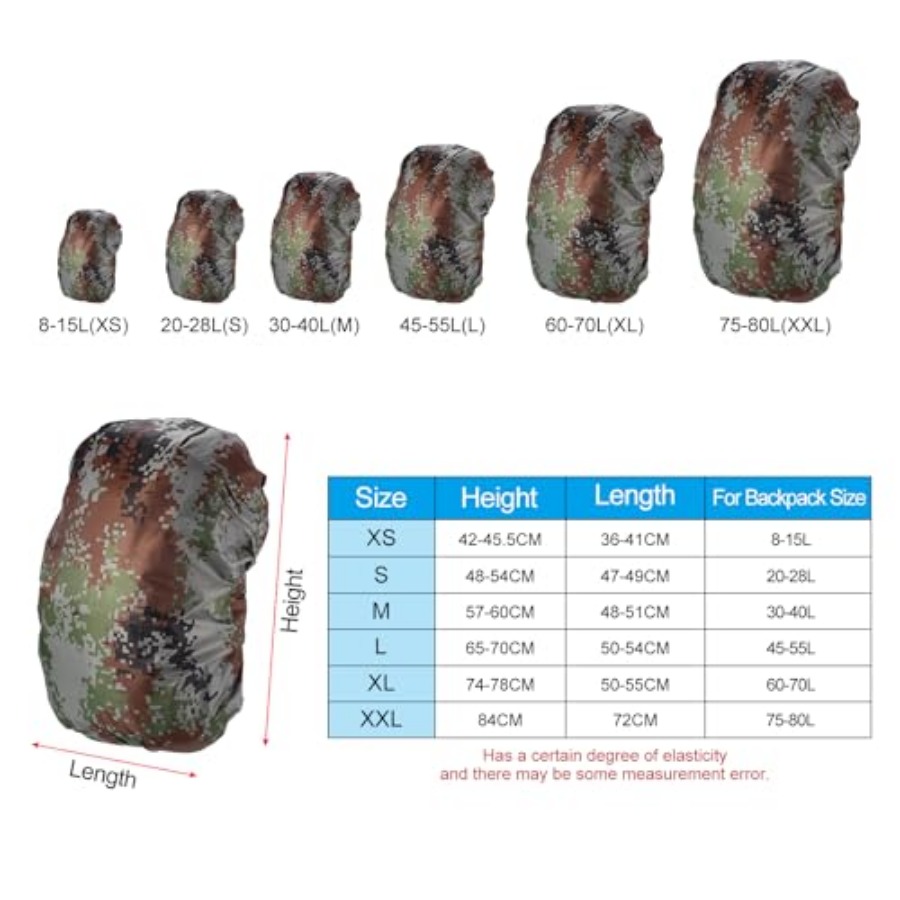 Waterproof Rucksack Cover, Non - Rain Cover Backpack avis et prix