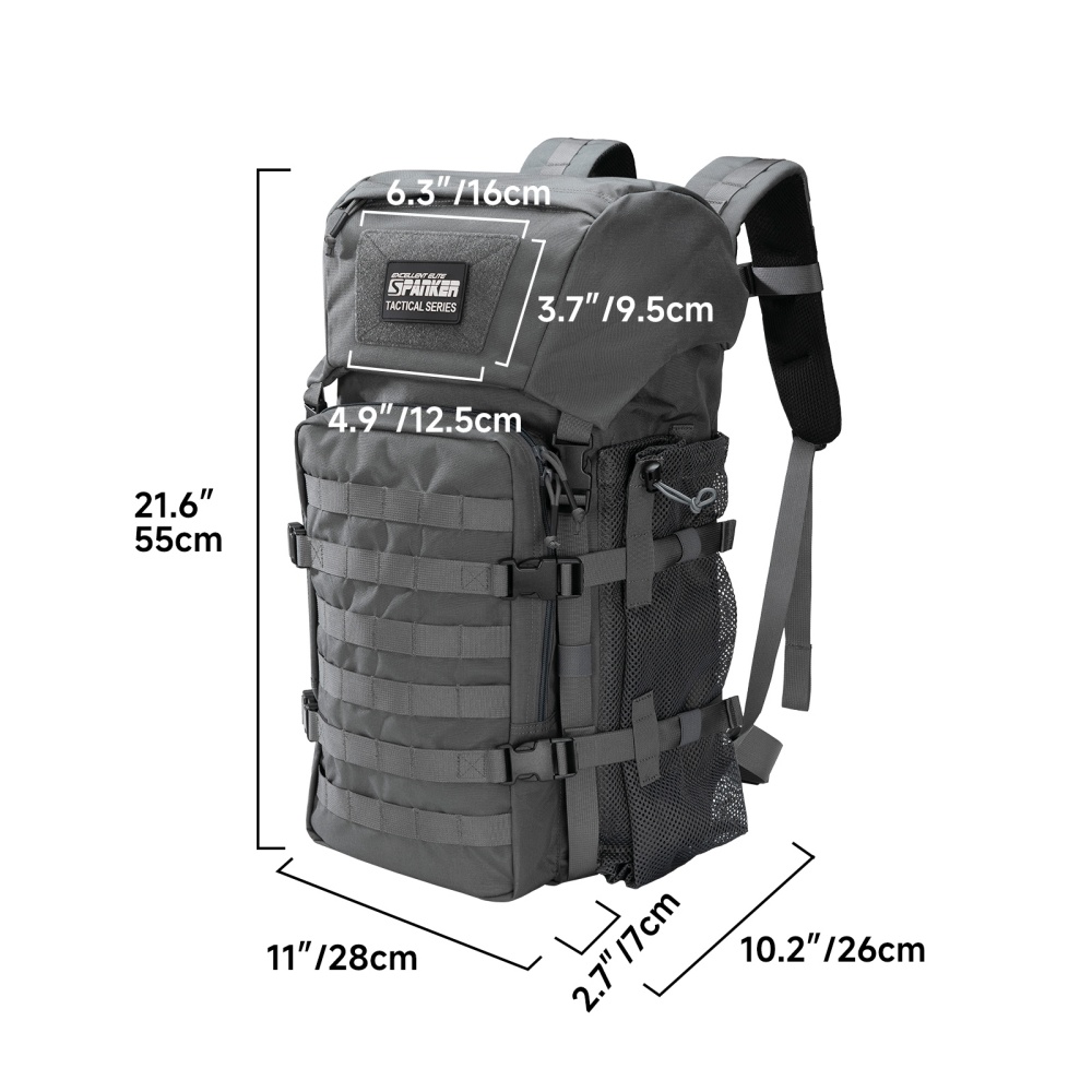 Tactical Backpack 40L 500D Nyl - Rucksack Military Style avis et prix