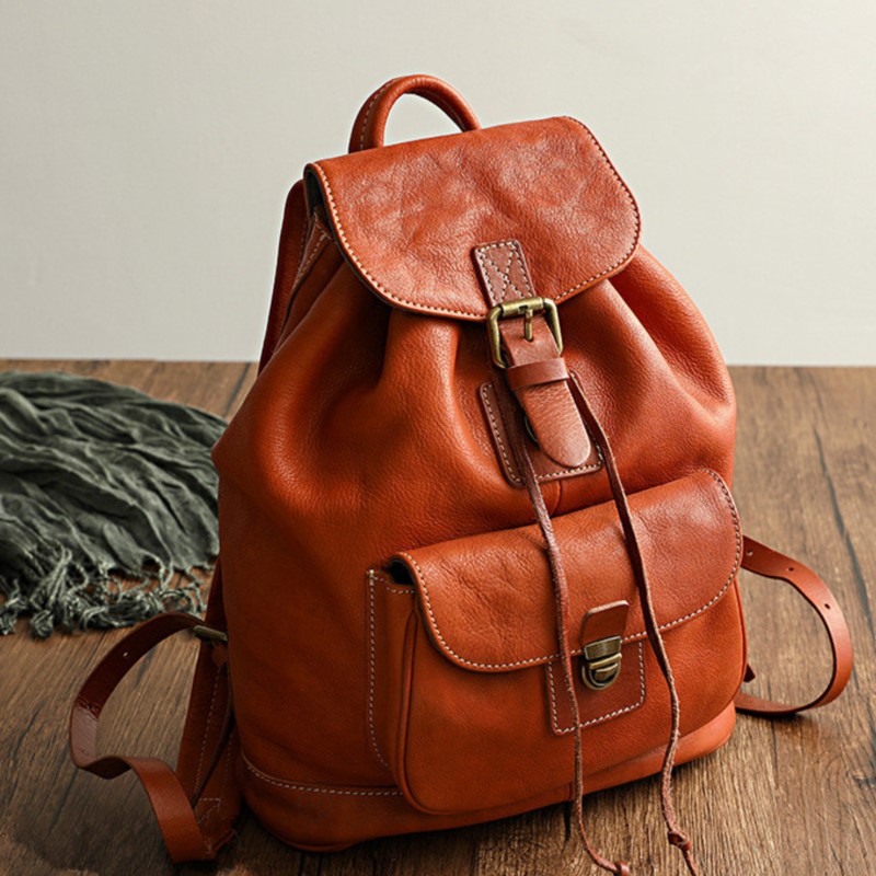 Johnature Leisure Travel Bag N - Leather Backpack Vintage avis et prix