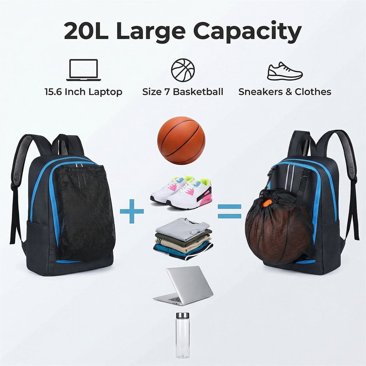 Basketball Bag Swimming Bag We - Drawstring Gym Bag avis et prix