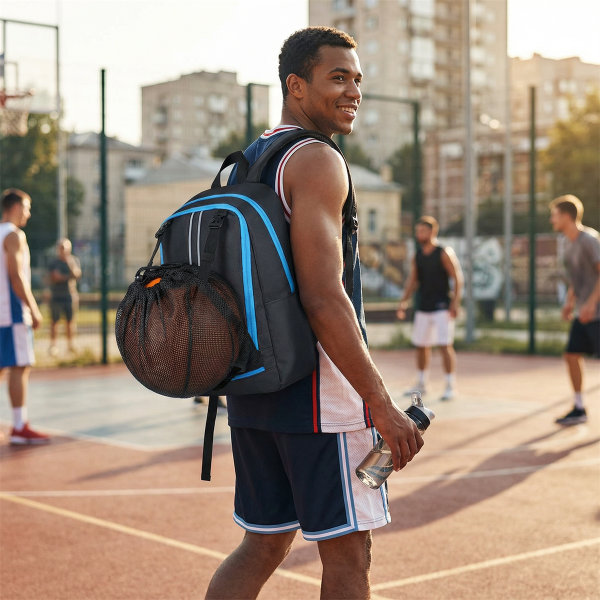 Basketball Bag Swimming Bag We - Drawstring Gym Bag avis et prix